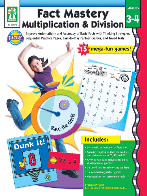 Title details for Fact Mastery Multiplication & Division by Debra Olson Pressnall - Available